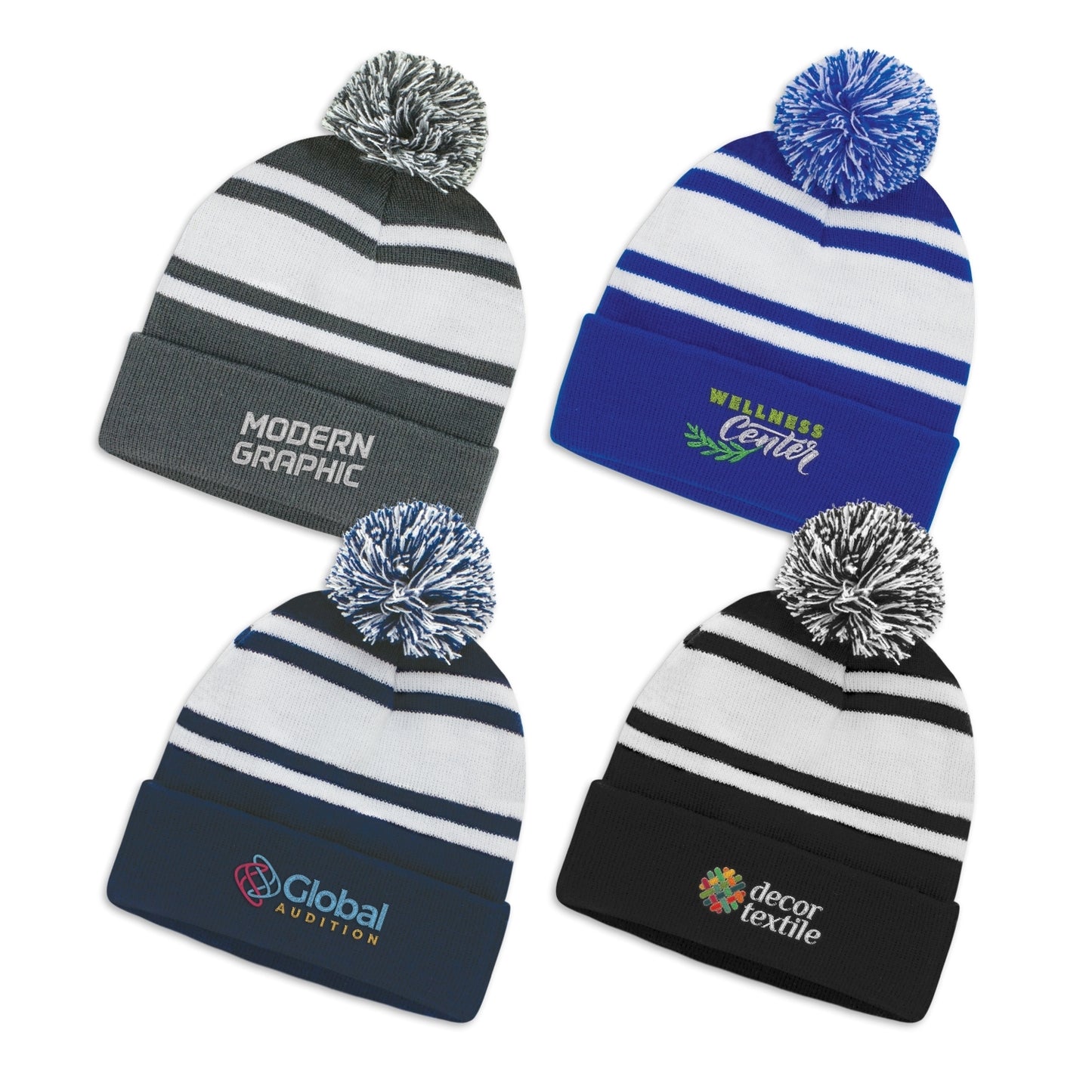 Sinton Knitted Acrylic Beanies