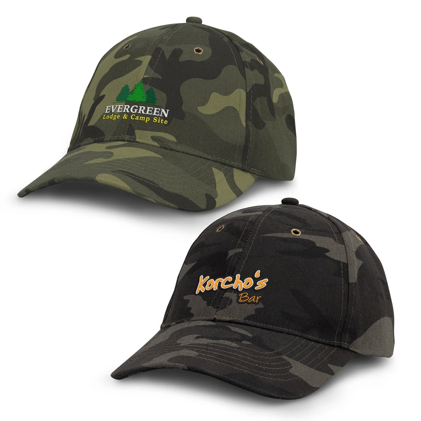 Wilson Camouflage Curved Caps