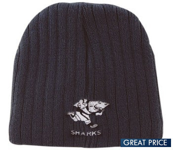 Branded Cable Knit Beanie