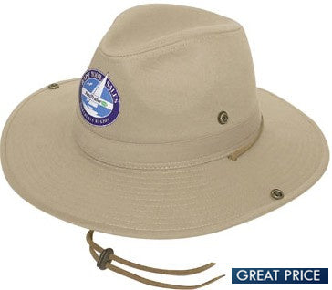 Printed Cotton Twill Safari Hat