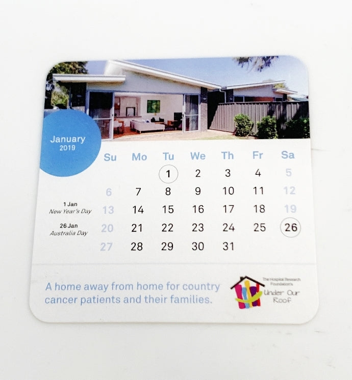 Promotional Coaster Calendars Individual