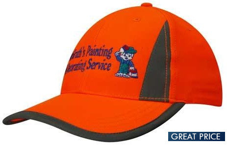 Safety High Vis Cap Reflective Panels