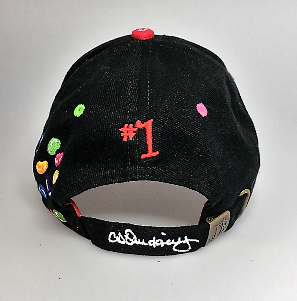 Caps with Embroidered Jelly Beans