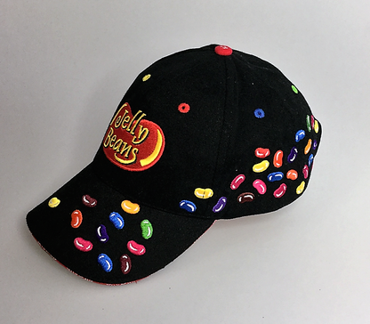 Caps with Embroidered Jelly Beans