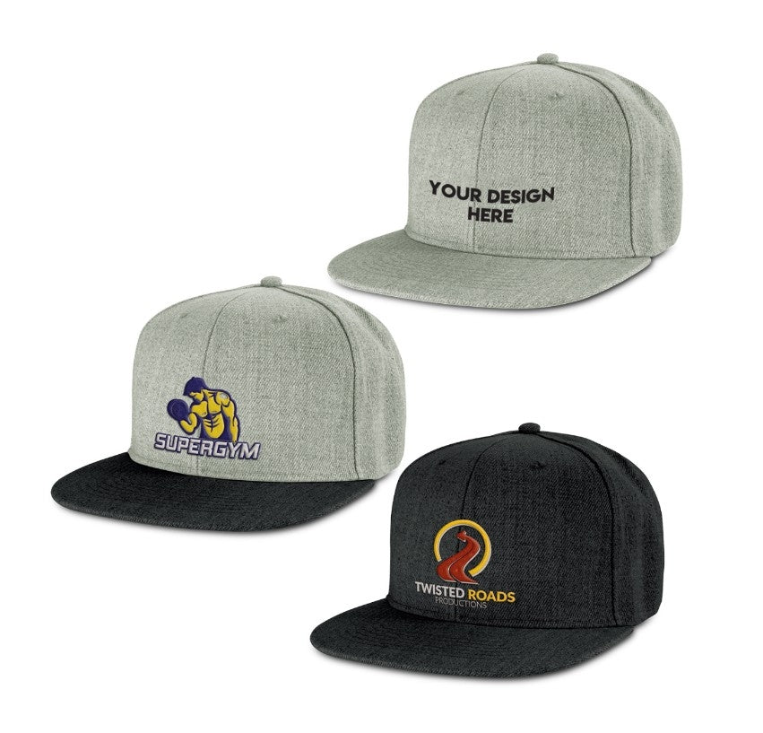 Structured Cotton Event Caps Branded