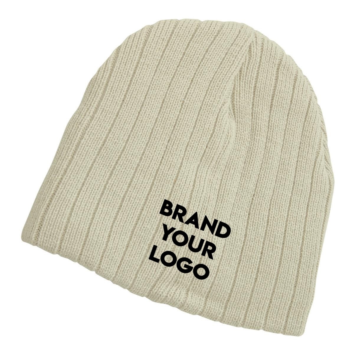 Knit Embroidered Beanies 